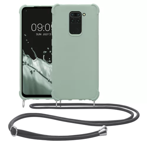 Husa Xiaomi Redmi Note 9, Silicon, Verde, 53147.172
