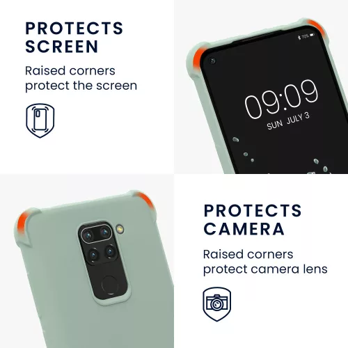 Husa Xiaomi Redmi Note 9, Silicon, Verde, 53147.172