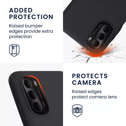 Husa Motorola Moto G (2022), Silicon, Negru, 58530.47