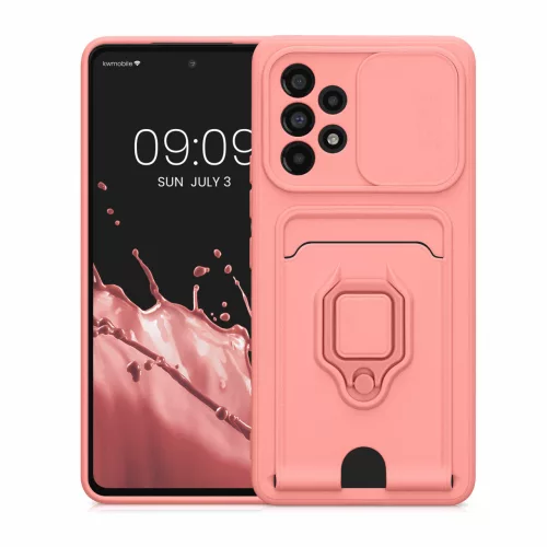 Husa Samsung Galaxy A53 5G, Silicon, Roz, 58577.193
