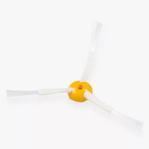 Set 6 Perii laterale pentru aspirator iRobot Roomba 700/Roomba 600/Roomba 500, Kwmobile, Alb/Galben, Plastic, 49136.02