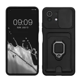 Bumper Xiaomi 11 Lite 5G NE/Mi 11 Lite 5G, Silicon, Negru, 57718.01