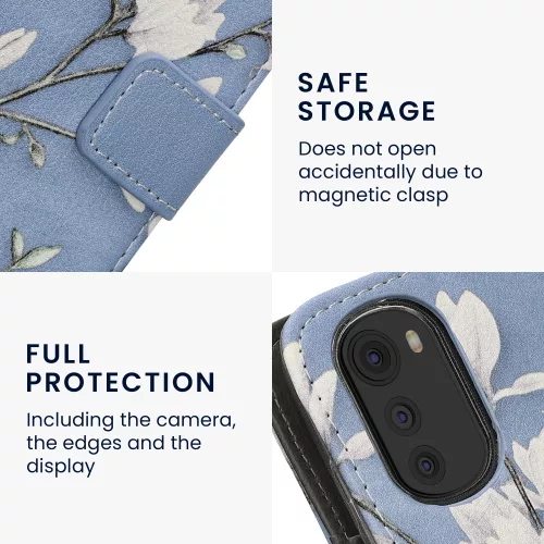 Husa Motorola Moto E32/Moto E32s, Piele ecologica, Multicolor, 58663.02
