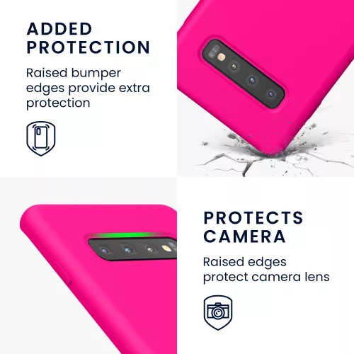 Husa Samsung Galaxy S10 Plus, Silicon, Roz, 49028.77