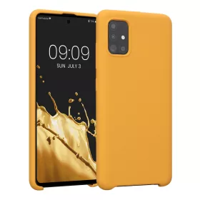 Husa Samsung Galaxy A51, Silicon, Portocaliu, 51197.191