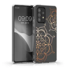 Husa Samsung Galaxy A53 5G, Silicon, Transparent/Roz, 58800.02