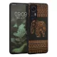 Husa Xiaomi 12/12X, Lemn, Maro/Negru, 56788.05