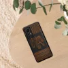 Husa Xiaomi 12/12X, Lemn, Maro/Negru, 56788.05
