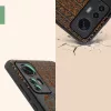 Husa Xiaomi 12/12X, Lemn, Maro/Negru, 56788.05