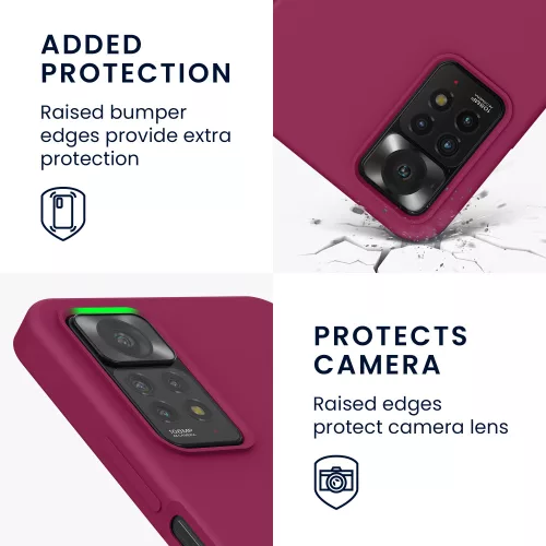 Husa Xiaomi Redmi Note 11 Pro/Redmi Note 11 Pro 5G, Silicon, Violet, 57373.100