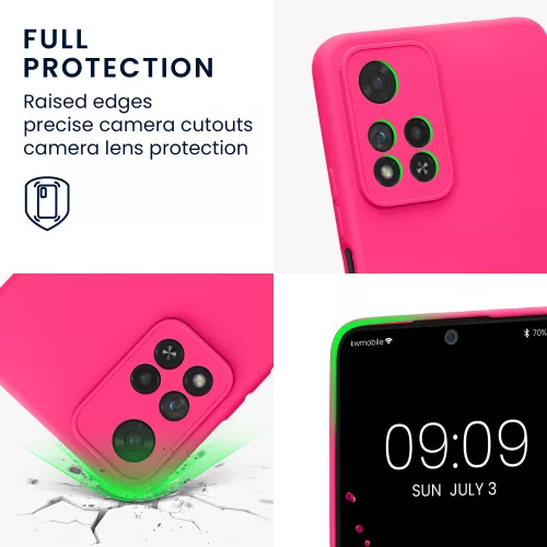 Husa Xiaomi Redmi Note 11 Pro Plus 5G, Silicon, Roz, 58097.77