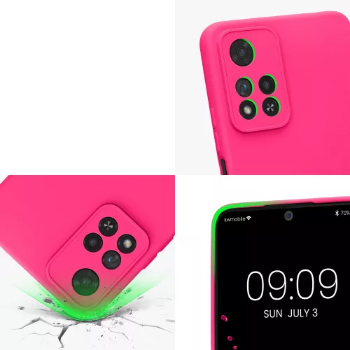 Husa Xiaomi Redmi Note 11 Pro Plus 5G, Silicon, Roz, 58097.77