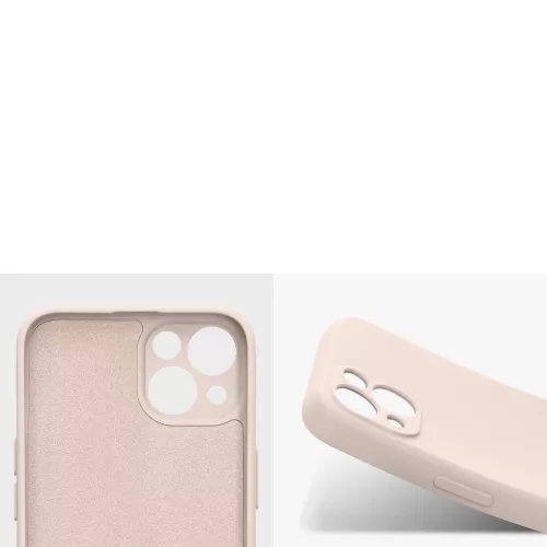 Husa Apple iPhone 13, Silicon, Crem, 58954.225