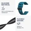 Set 2 curele pentru AGPTEK LW11, Kwmobile, Verde/Negru, Silicon, 56653.57
