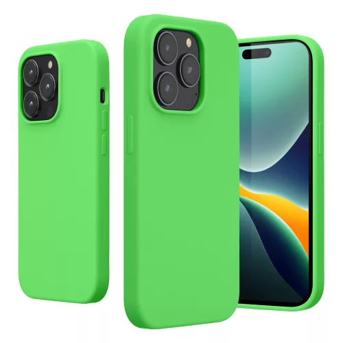 Husa Apple iPhone 14 Pro, Silicon, Verde, 59073.159
