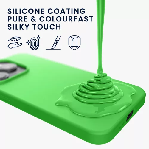 Husa Apple iPhone 14 Pro, Silicon, Verde, 59073.159