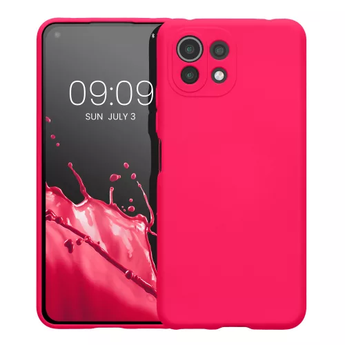 Husa Xiaomi Mi 11 Lite 5G/11 Lite 5G NE, Silicon, Roz, 56047.77