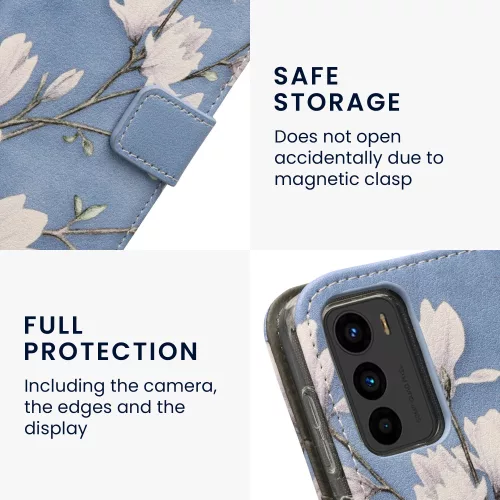 Husa Motorola Moto G42, Piele ecologica, Multicolor, 59188.02