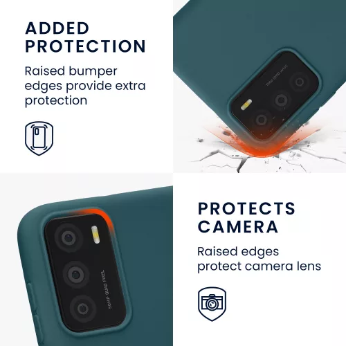 Husa Motorola Moto G42, Silicon, Verde, 59182.78