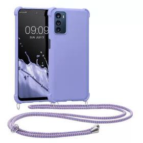 Husa Motorola Moto G42, Silicon, Albastru, 59191.108