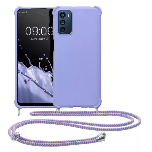 Husa Motorola Moto G42, Silicon, Albastru, 59191.108