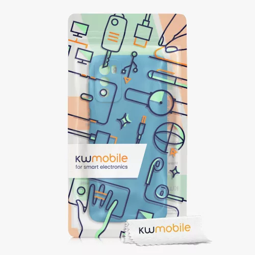 Husa Motorola Moto G42, Silicon, Albastru, 59185.224
