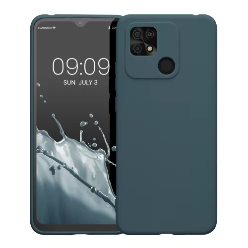 Husa Xiaomi Redmi 10C, Silicon, Albastru, 59231.202