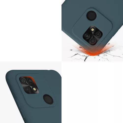 Husa Xiaomi Redmi 10C, Silicon, Albastru, 59231.202