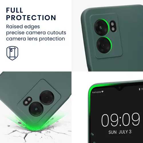 Husa OPPO A77, Silicon, Verde, 59245.169