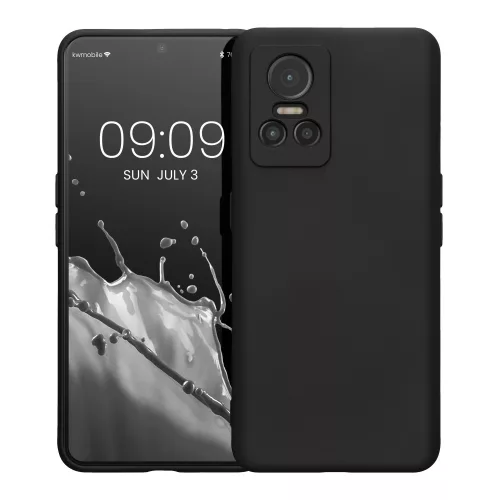 Husa Realme GT Neo 3, Silicon, Negru, 59247.01