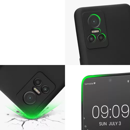 Husa Realme GT Neo 3, Silicon, Negru, 59247.01