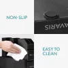 Set suport aparat cafea 3 sertare pentru capsule si organizator 2 sertare pentru consumabile Navaris, negru, 60824.01
