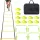 Set Navaris scara agilitate cu jaloane, 12 trepte, 6 m, conuri, geanta inclusa, 61118.06