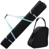 Set huse schi si clapari Navaris, geanta schi 170 cm, compartiment clapari 42x38x22 cm, negru, textil