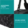 Set huse schi si clapari Navaris, geanta schi 170 cm, compartiment clapari 42x38x22 cm, negru, textil