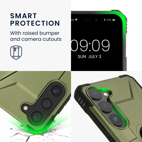 Husa Samsung Galaxy S23, Verde, Policarbonat, 61249.17