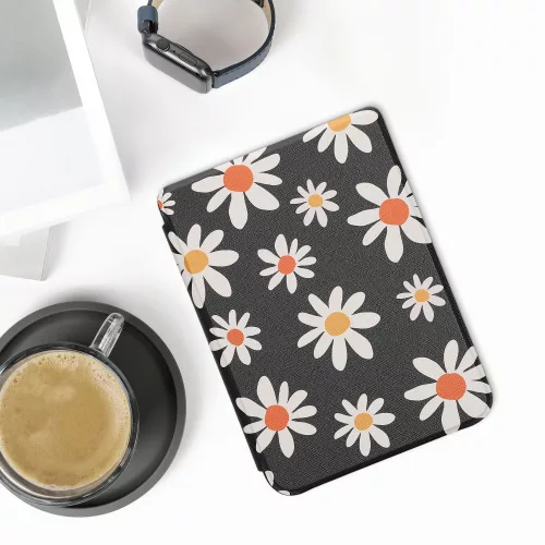 Husa kwmobile pentru Kobo Clara 2E, Piele ecologica, Multicolor, 60056.26