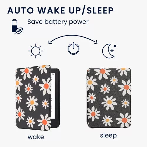 Husa kwmobile pentru Kobo Clara 2E, Piele ecologica, Multicolor, 60056.26