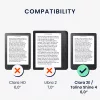 Husa kwmobile pentru Kobo Clara 2E, Piele ecologica, Multicolor, 60056.26