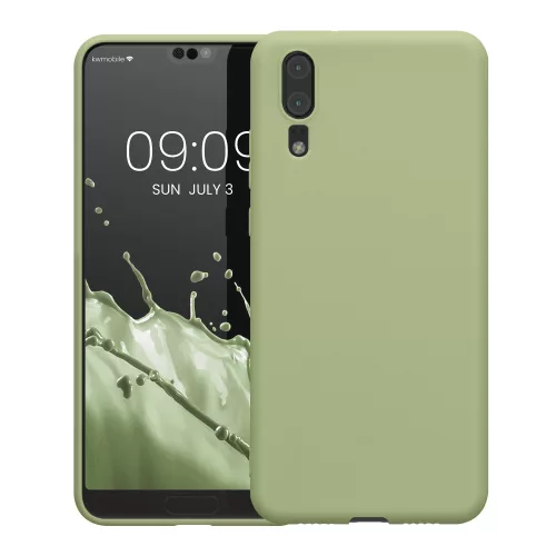 Husa Huawei P20, Silicon, Verde, 44212.172
