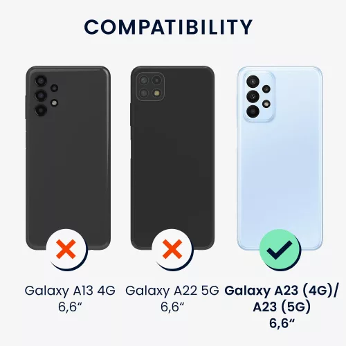 Husa Samsung Galaxy A23/Galaxy A23 5G, Albastru, Silicon, 57804.207