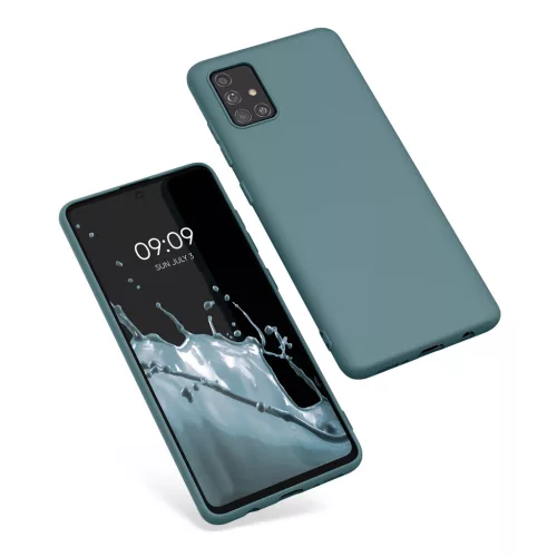 Husa Samsung Galaxy A51, Verde, Silicon, 51196.206