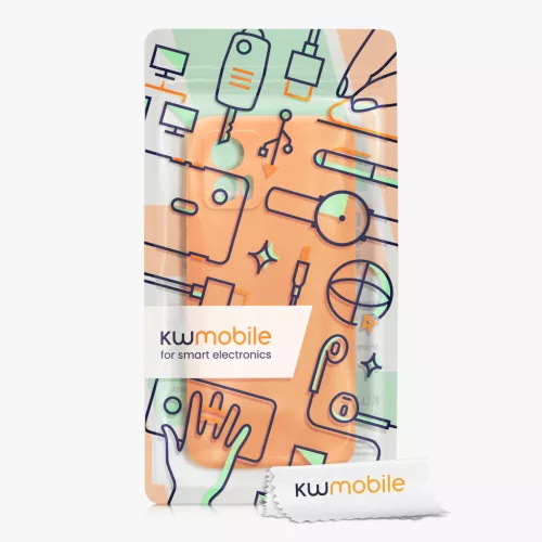 Husa Motorola Edge 30 Neo, Portocaliu, Silicon, 61043.15