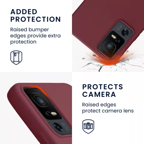 Husa TCL 40 XL, Violet, Silicon, 61718.187