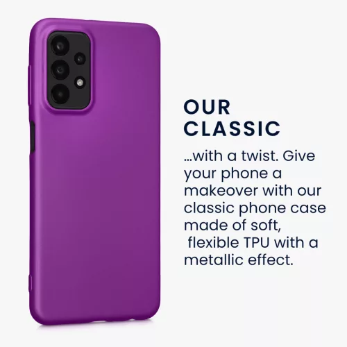 Husa Samsung Galaxy A23/Galaxy A23 5G, Violet, Silicon, 57955.24