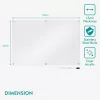 Tabla memo acrilica Navaris, 90x60 cm, organizare perete, acril, transparent, plastic