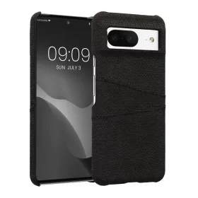 Husa Google Pixel 8, Gri inchis, Textil/Plastic, 61883.19