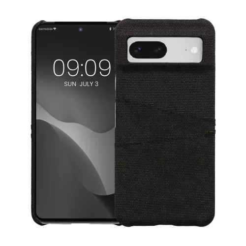 Husa Google Pixel 8, Gri inchis, Textil/Plastic, 61883.19