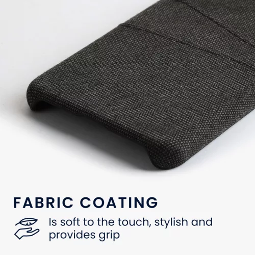 Husa Google Pixel 8, Gri inchis, Textil/Plastic, 61883.19