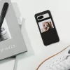 Husa Google Pixel 8, Gri inchis, Textil/Plastic, 61883.19